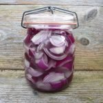 gefermenteerde rode uien